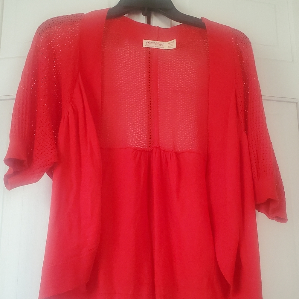 Red shrug